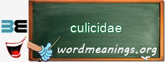 WordMeaning blackboard for culicidae